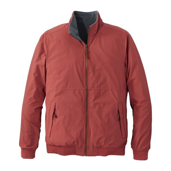 L.L Bean Red Full Zip-Up Winter Jacket Coat Men's Size XXL Tall - Picture 1 of 7